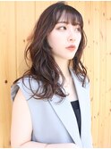 【buZonブゾン】大人セミロング×シアベージュ