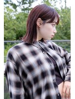 ラレイ ハラジュク(Lalei harajuku)&nbsp;切りっぱなしスタイル／大人ボブ／暖色カラー