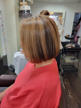 榮美容室 本店 ワンレングスボブ