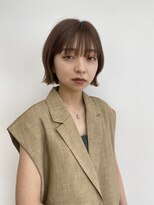 バサ 花小金井店(BASSA)&nbsp;エモージュシルキーベージュ切りっぱなしボブ