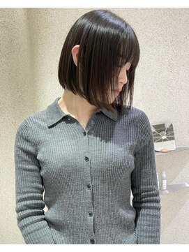 マイル 渋谷(mile) コンパクトボブ×髪質改善ストレート