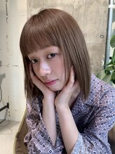 ubuで作るブリーチなし透明感たっぷりカラー