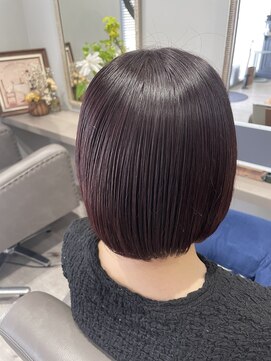 フォーティエイティ 郡山店(40-80) コンパクトボブ/レッドピンクカラー