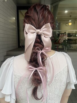 シェル(SHEL+L) リボンいっぱい！お呼ばれアレンジ【滝野】