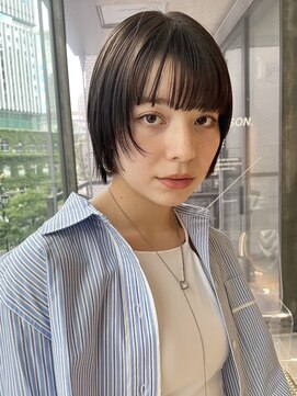 スクリーンギンザメゾン 銀座(SCREEN GINZA MAISON.) 黒髪カタログ/クラゲヘアー/オリーブグレー/銀座