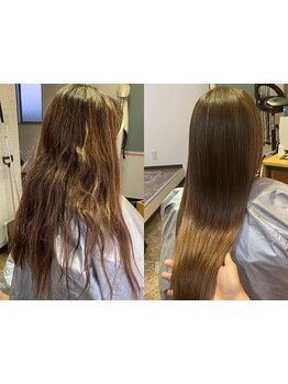 カラー等の繰り返しによるダメージ、加齢による髪の乾燥に◎今後の「綺麗」のために今から髪質改善ケアを！