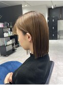 切りっぱなしボブ