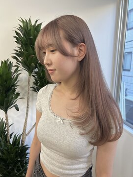 ニコ トウキョウ 渋谷(nico TOKYO) ミルクティーピンク/髪質改善/ダブルカラー/ケアブリーチ