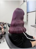 12677艶髪ラベンダーパープル韓国風巻きラベンダーミルクティー