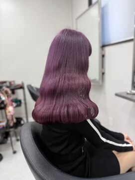 ベレーザシェルト(Beleza scelto) 12677艶髪ラベンダーパープル韓国風巻きラベンダーミルクティー