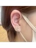 耳ツボジュエリーシンプルコース♪《両耳合わせて6個まで》