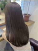 【ブリーチなし】柔らかブルーグレージュカラー