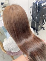 リル(re'll)&nbsp;《花屋併設》艶々ブリーチ毛［酸性ストレート/ヘアセット］