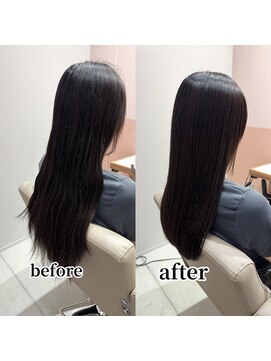 ジーナ 大宮(Zina) 暗髪透明感カラー×オリジナル髪質改善