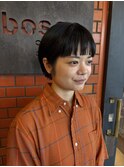 黒髪ショート