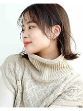 ロッソ ヘアアンドスパ 六町店(Rosso Hair&SPA) シンプル外ハネスタイル