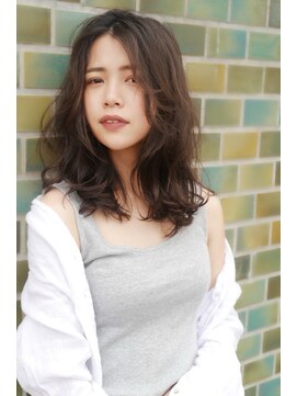 ヘアデザイン アンジェロ(Hair Design Angelo) ゆるふわカール/ミディアム／20代／30代/40代