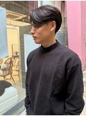 斉藤指名 毛流れセンターパート