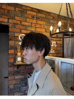 アルティザン(artisan)&nbsp;ツイストパーマ履歴を活かしたマッシュ