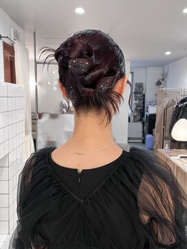 お呼ばれヘアアレンジ