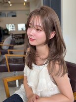 コート 表参道(Cote)&nbsp;美髪レイヤーカット／顔まわりレイヤー／ロングレイヤ 一/前髪