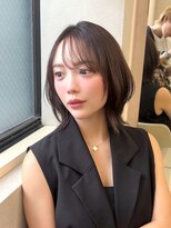 アスター 天神大名店(Aster)&nbsp;似合わせカット/ダークアッシュ/ミディアムレイヤーカット