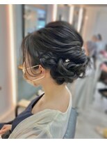 ギルド 清瀬店(GUILD) 上品編み込みシニヨンヘア