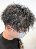 刈り上げ波巻きツイストスパイラルパーマルーズショート/本厚木