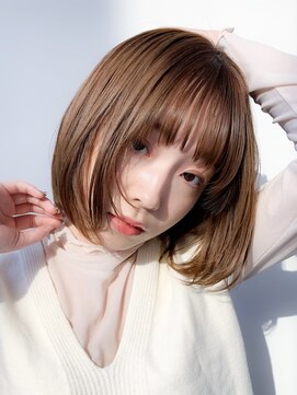 ロンド ロワール 門前仲町(Lond Loire) 髪質改善ボブ縮毛矯正ミディアムレイヤー似合わせカット門前仲町