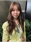 レイヤーカット/海外風レイヤー/アッシュブラウン