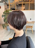 ラベンダーグレージュ＊ニュアンスショート