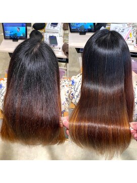 アンジュベイナハ (Ange Bay NAHA) 大人女性のなりたいを叶える艶髪髪質改善ストレート