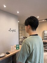 ラ ペ(LAPAIX) 大人の抜け感センターパートショート