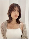 10代／20代30代ミディアムくびれヘア