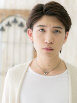 モッズヘアメン 名護大東店(mod's hair men)&nbsp;20代30代七三オールバックダークブラウン大人ショートl名護大東