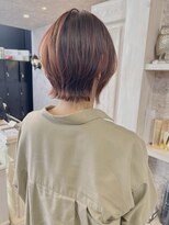 キャアリー(Caary)&nbsp;福山美容室caary髪質改善シルクストレートレイヤーボブ40代50代