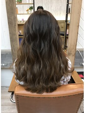 ナンバー アンフィール 渋谷(N° anfeel) ナチュラルグラデーションアッシュカラー(^^)