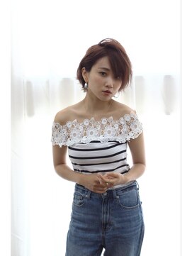 バグズ ヘアデザイン 桔梗が丘店(Baguz HAIR DESIGN) ポイントパーマでふわっとレイヤーショート☆くせ毛ショート