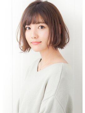 ルエ(rue) 30代40代小顔前下がりブランジュフレンチボブふんわり丸み外ハネ