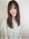 ナチュラルストレートスタイル