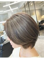 エイトオーミヤ 大宮店(EIGHT omiya)&nbsp;【EIGHT 大宮】ショート＋グレージュ＋ハイライトカラー