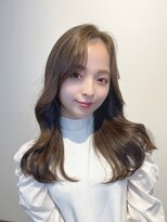 アンサム 二子玉川店(UNSOME) ベージュ/顔まわりレイヤー/フェイスレイヤー