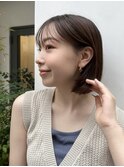 シースルーバング/するんとまとまる内巻きボブ