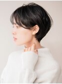 ショートボブ20代30代40代大人可愛い暗髪うる艶髪青山表参道