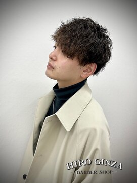 ヒロギンザバーバーショップ 神楽坂店(HIRO GINZA BARBER SHOP) スパイラルパーマ