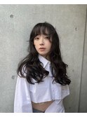 重めなのに軽見え♪愛され暗髪ロング【成増美容室】