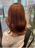 ブリーチ1回~◎ オレンジベージュ