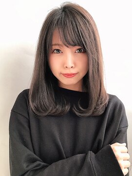 ロンドローズ 名古屋(Lond damaskRose) グレージュカラー 韓国ヘア 顔まわり イヤリングカラー 5