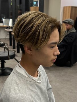 エルマーク(L-MARK) シースルーマッシュブリーチダブルカラーフェイスフレーミング