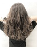 レイヤーロング フォギーベージュLAハイライトカラー小岩